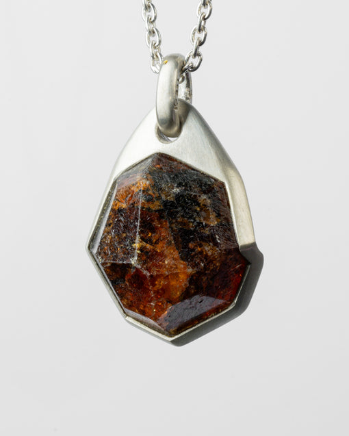 Parts of Four Halos Necklace (Spessartite,MA+SPES)