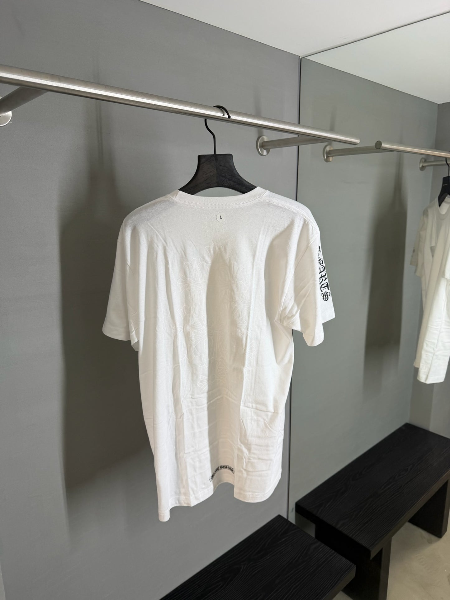 Chrome Hearts Scroll Multi-Cross T-Shirt