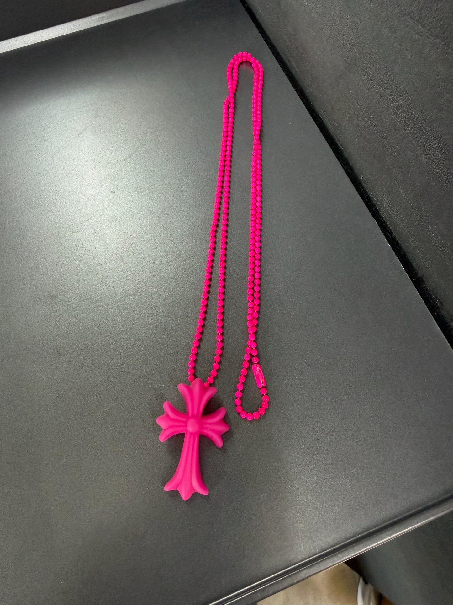 Chrome Hearts Silicone Cross Necklace