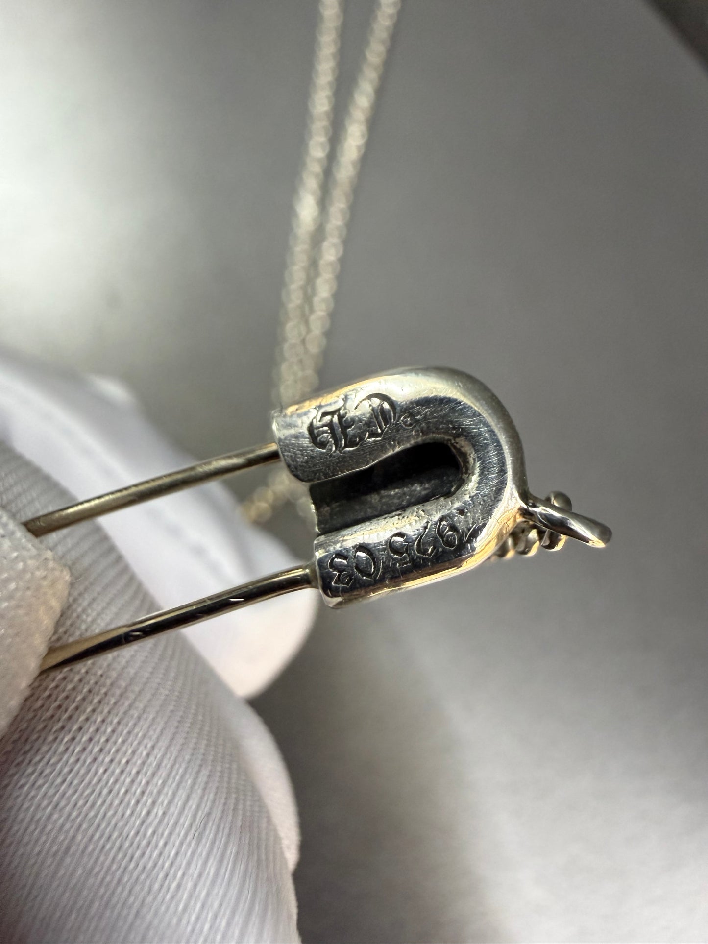 Chrome Hearts Safety Pin Necklace 50cm