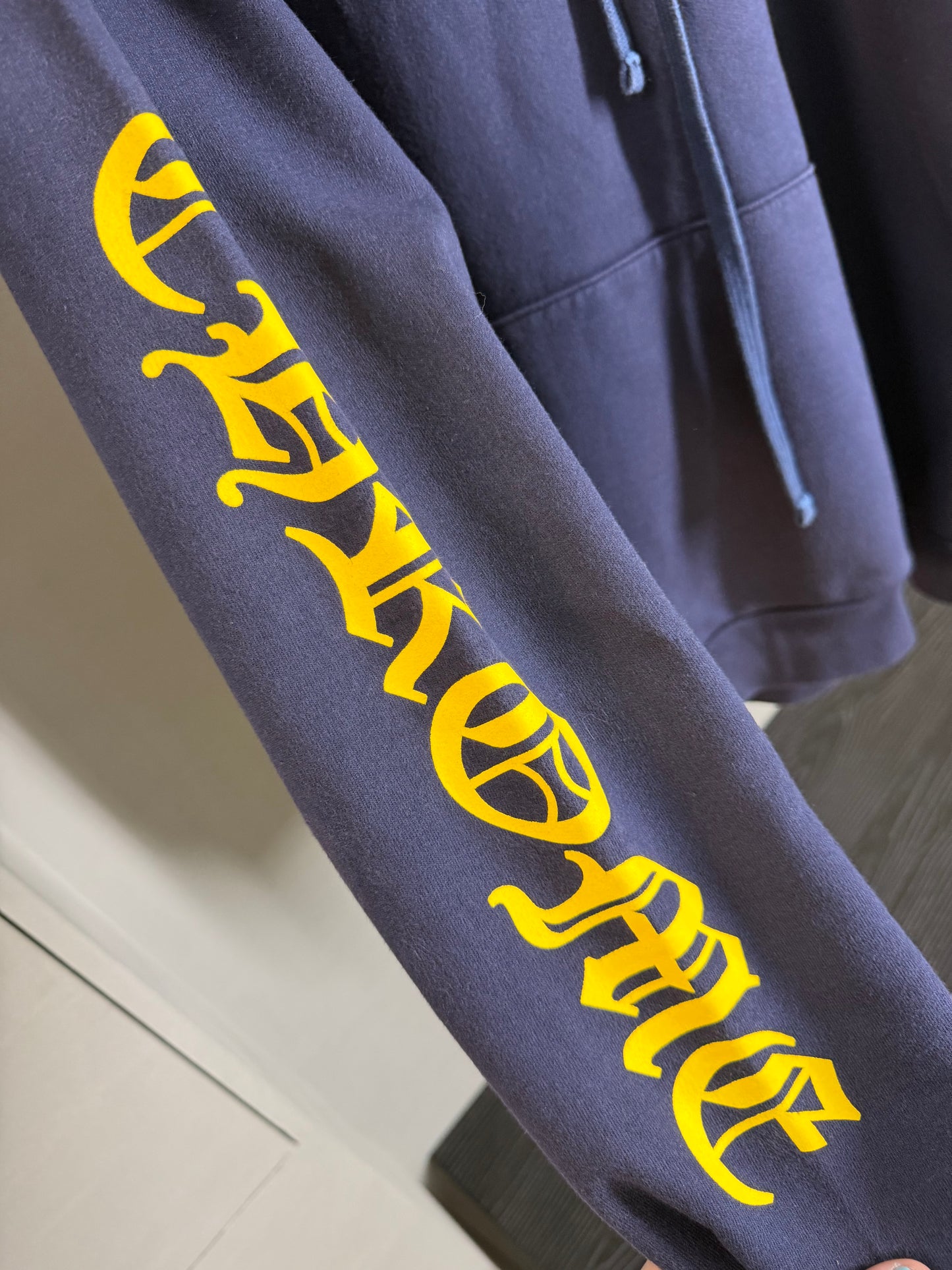 Chrome Hearts Gothic Script Logo Hoodie