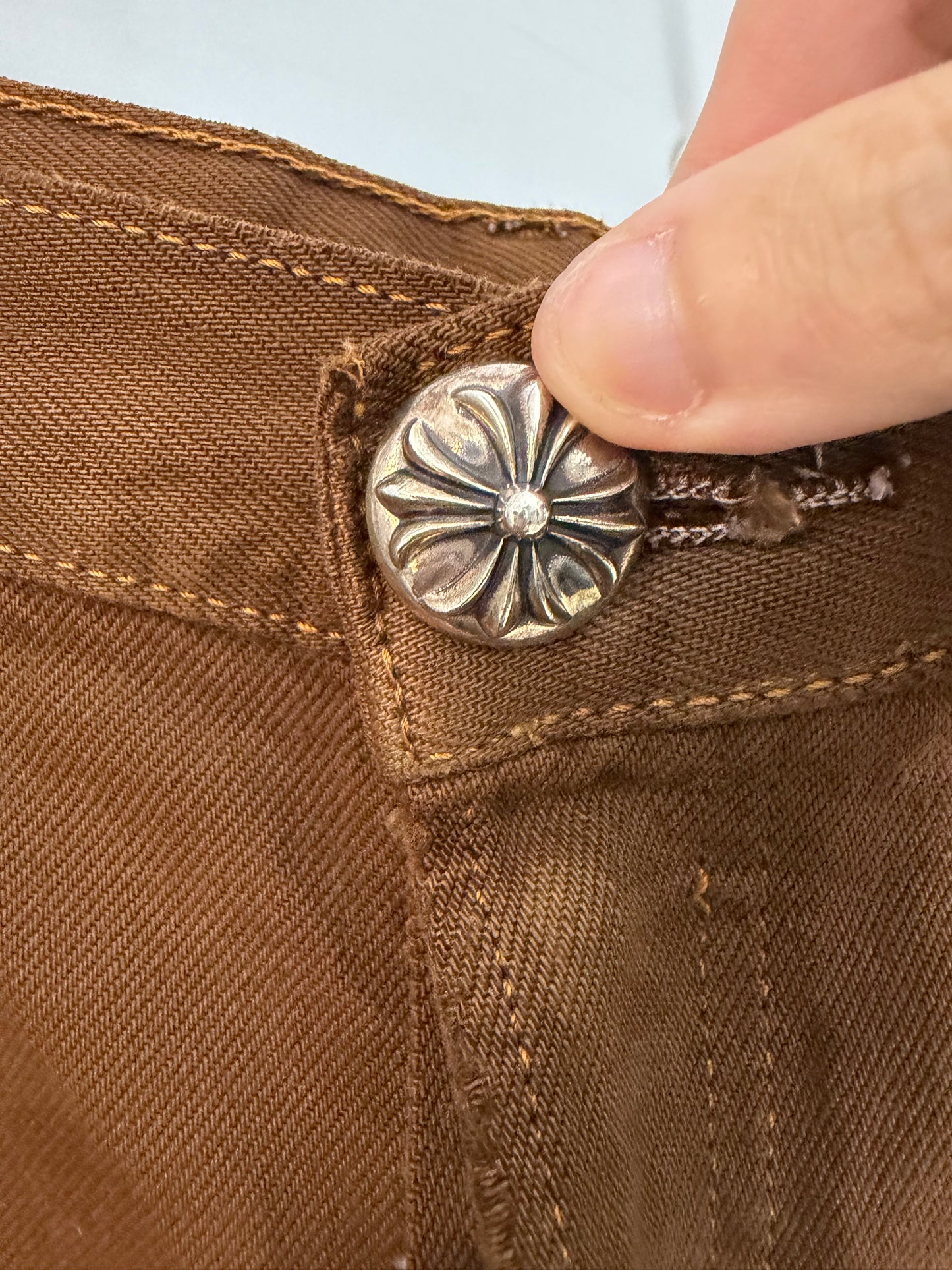 Chrome Hearts NYFW Exclusive Multi Cross Patch 501 Jeans