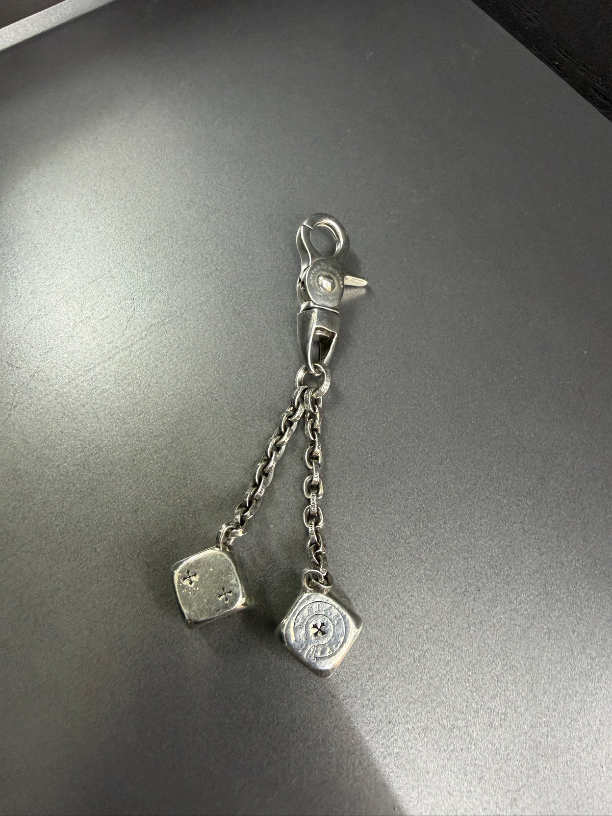 Chrome Hearts Dice Paperchain Lobster Clip Keychain