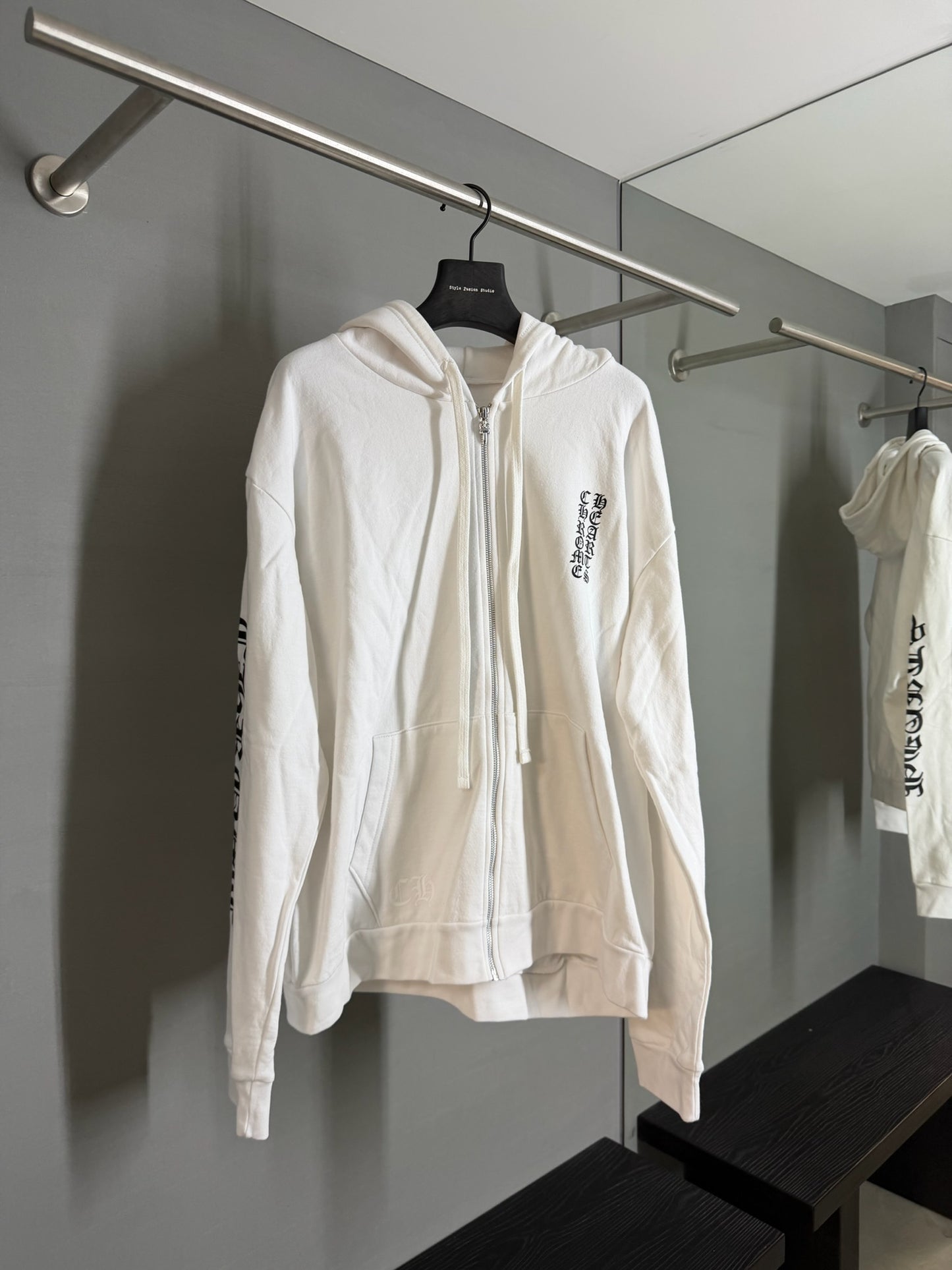 Chrome Hearts Gothic Vertical Zip-Up