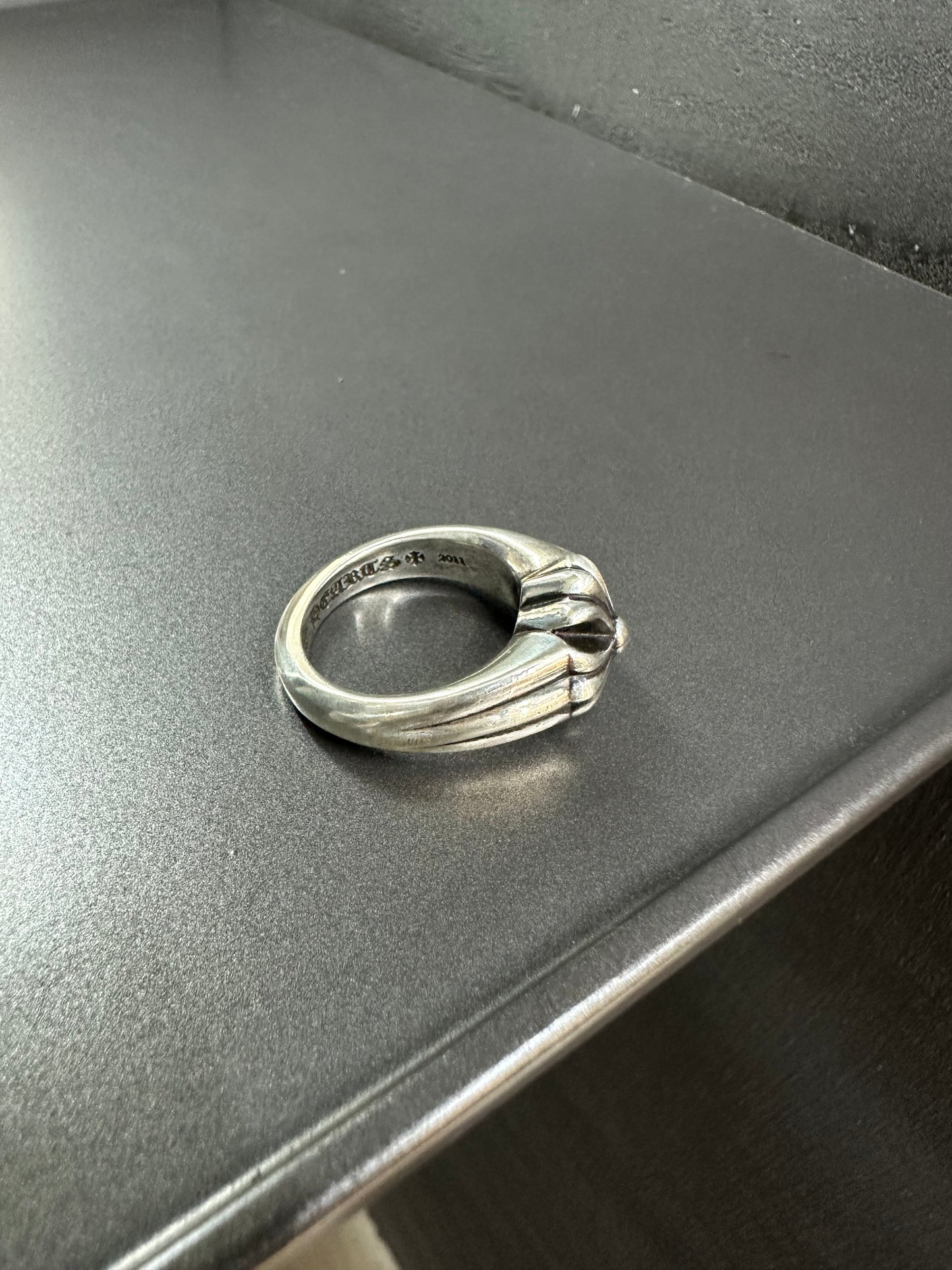 Chrome Hearts Cut Out Maltese Plus Ring