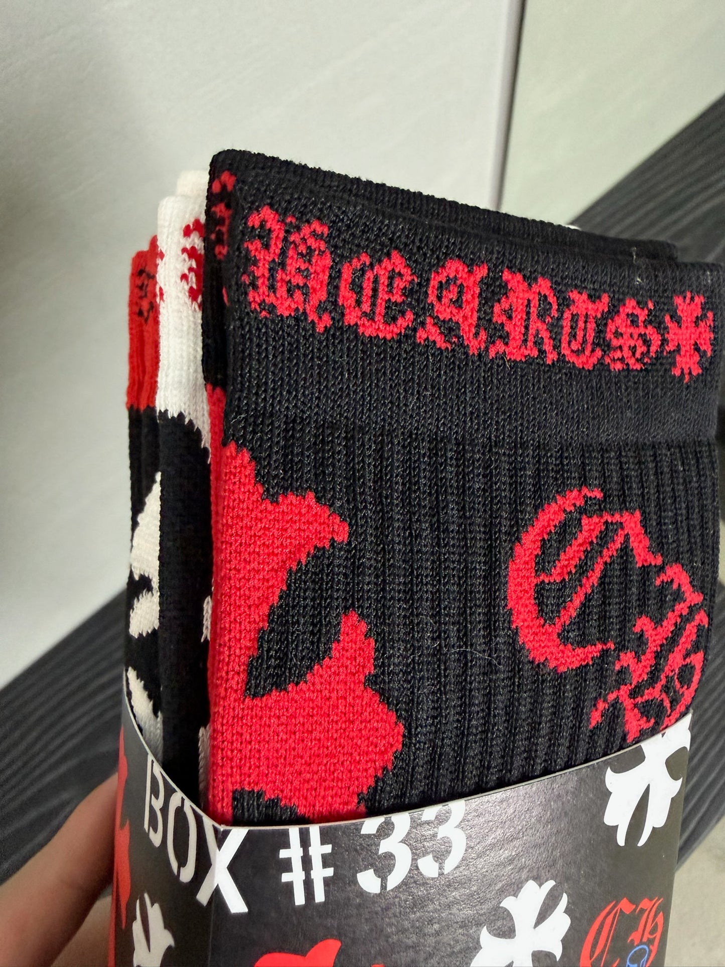 Chrome Hearts 3-pack Stencil  Socks