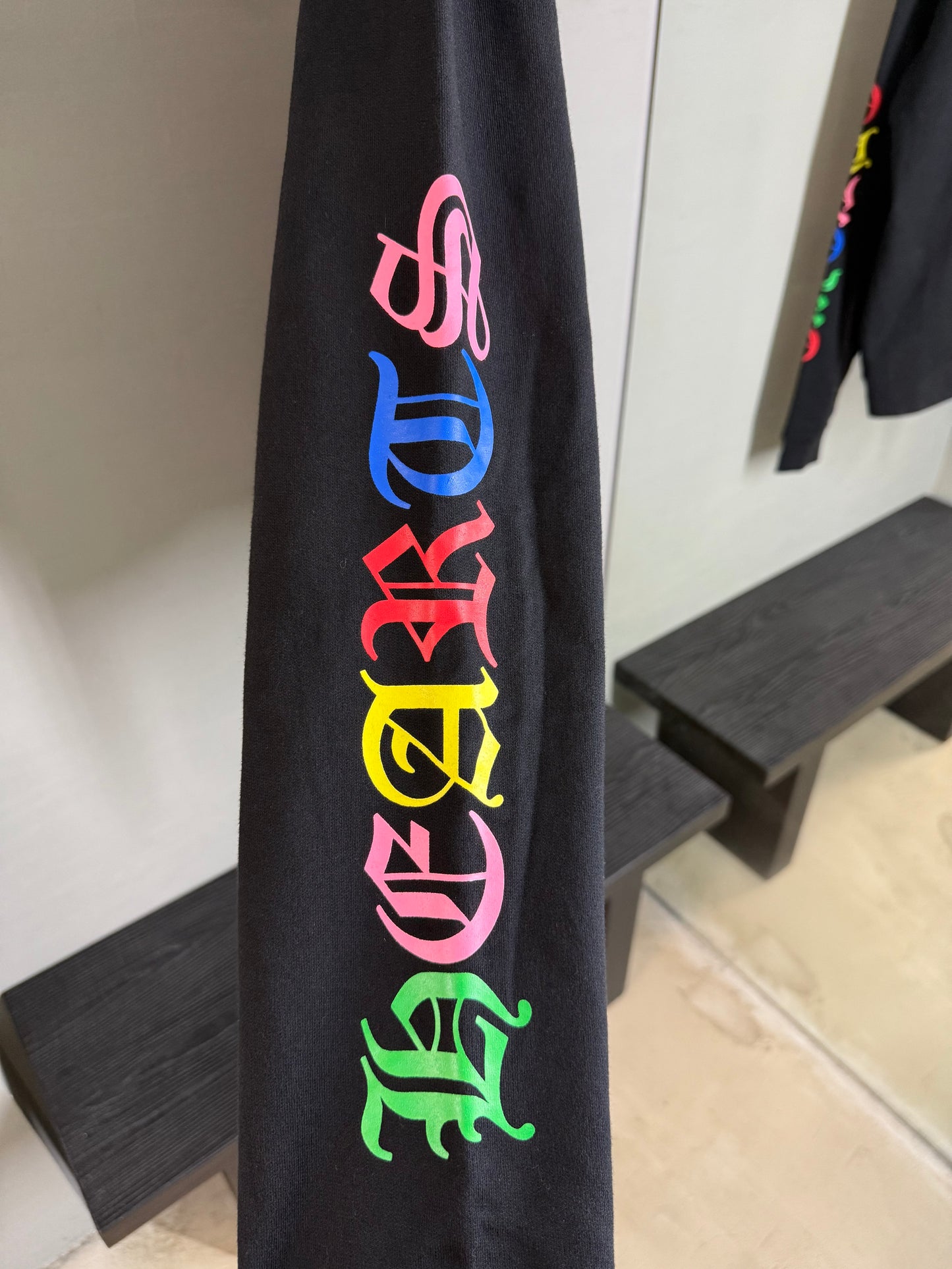 Chrome Hearts Multicolor Cemetery Cross Zip Up Hoodie
