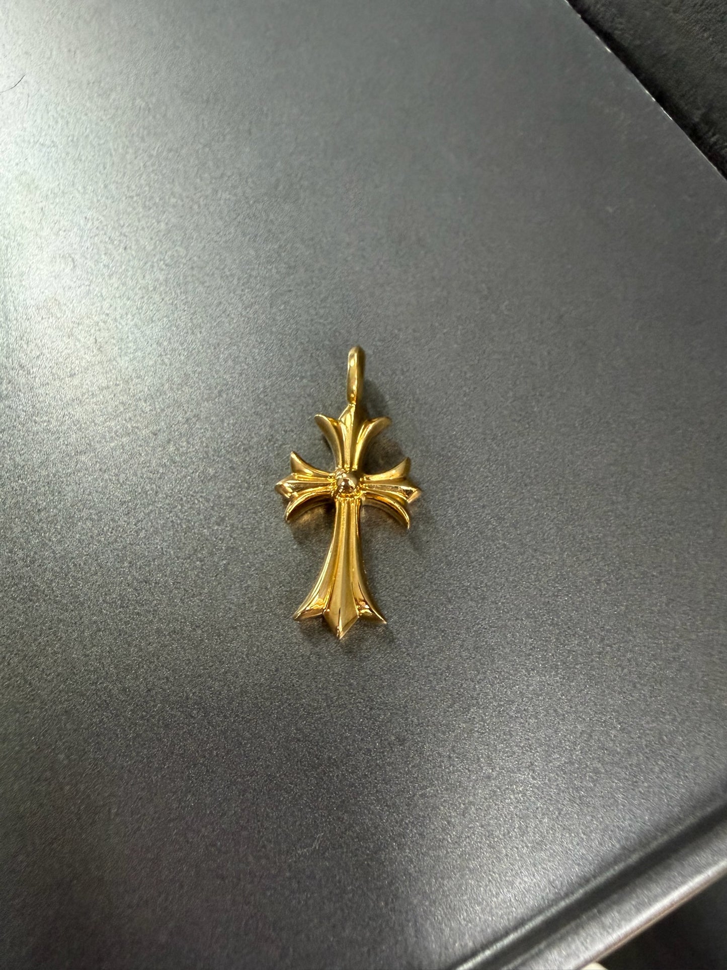 Chrome Hearts 22K Emerald Tiny Pendant