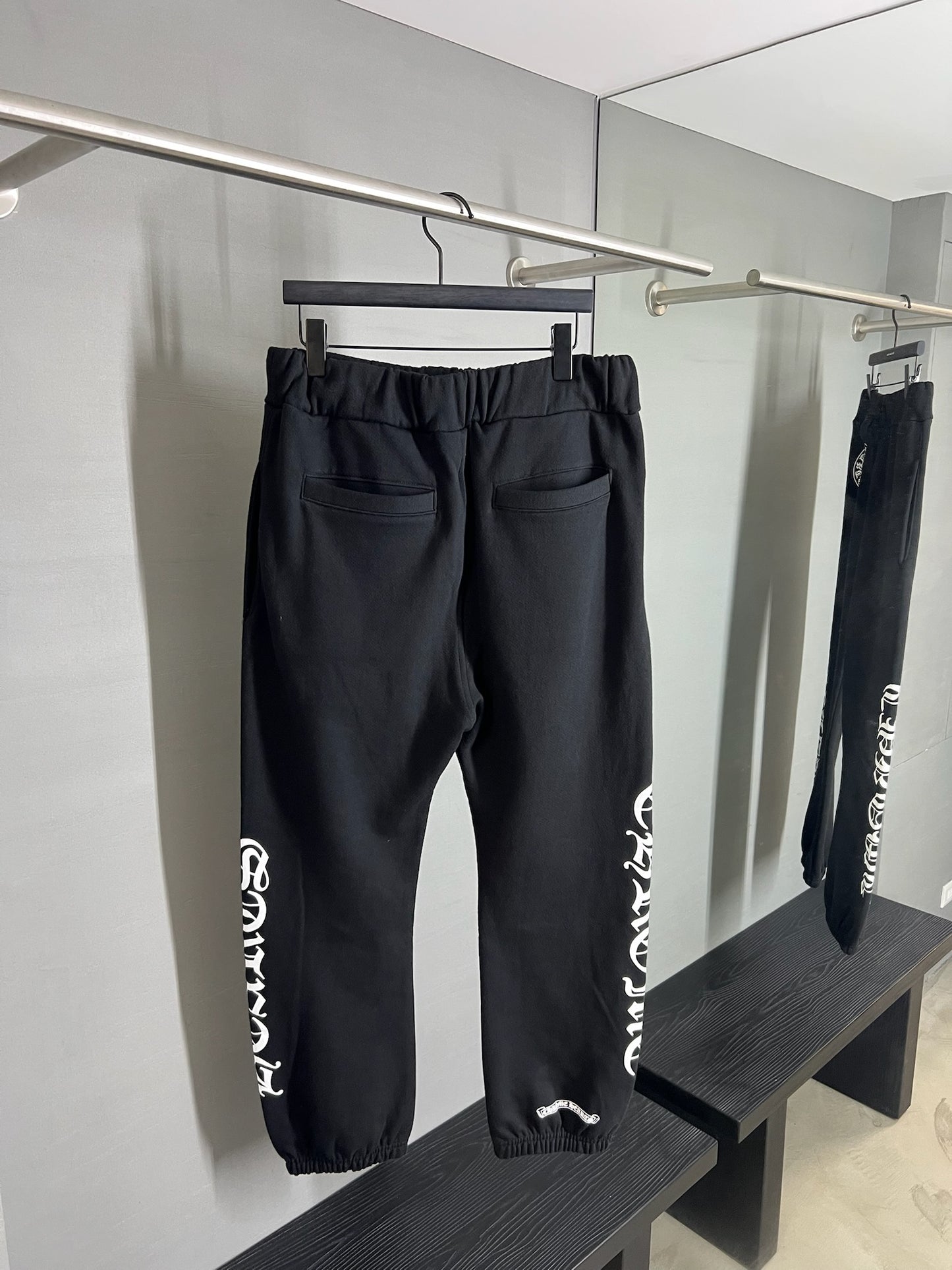 Chrome Hearts Scroll Logo Split Pocket Sweatpants