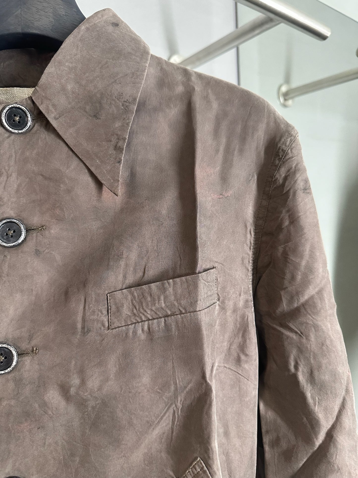Peng Tai Wormwood Dyed Shirt Jacket