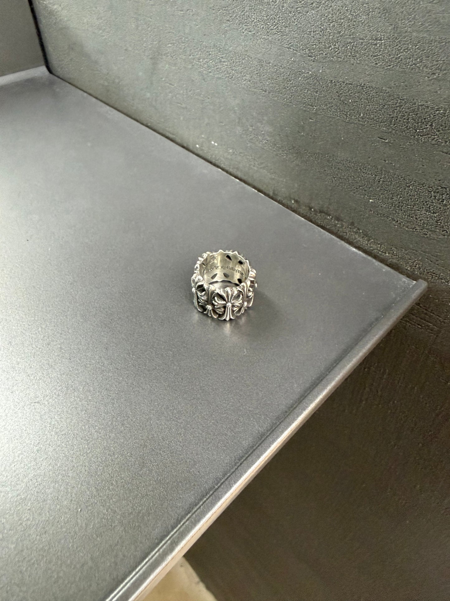 Chrome Hearts cemetery cross ring