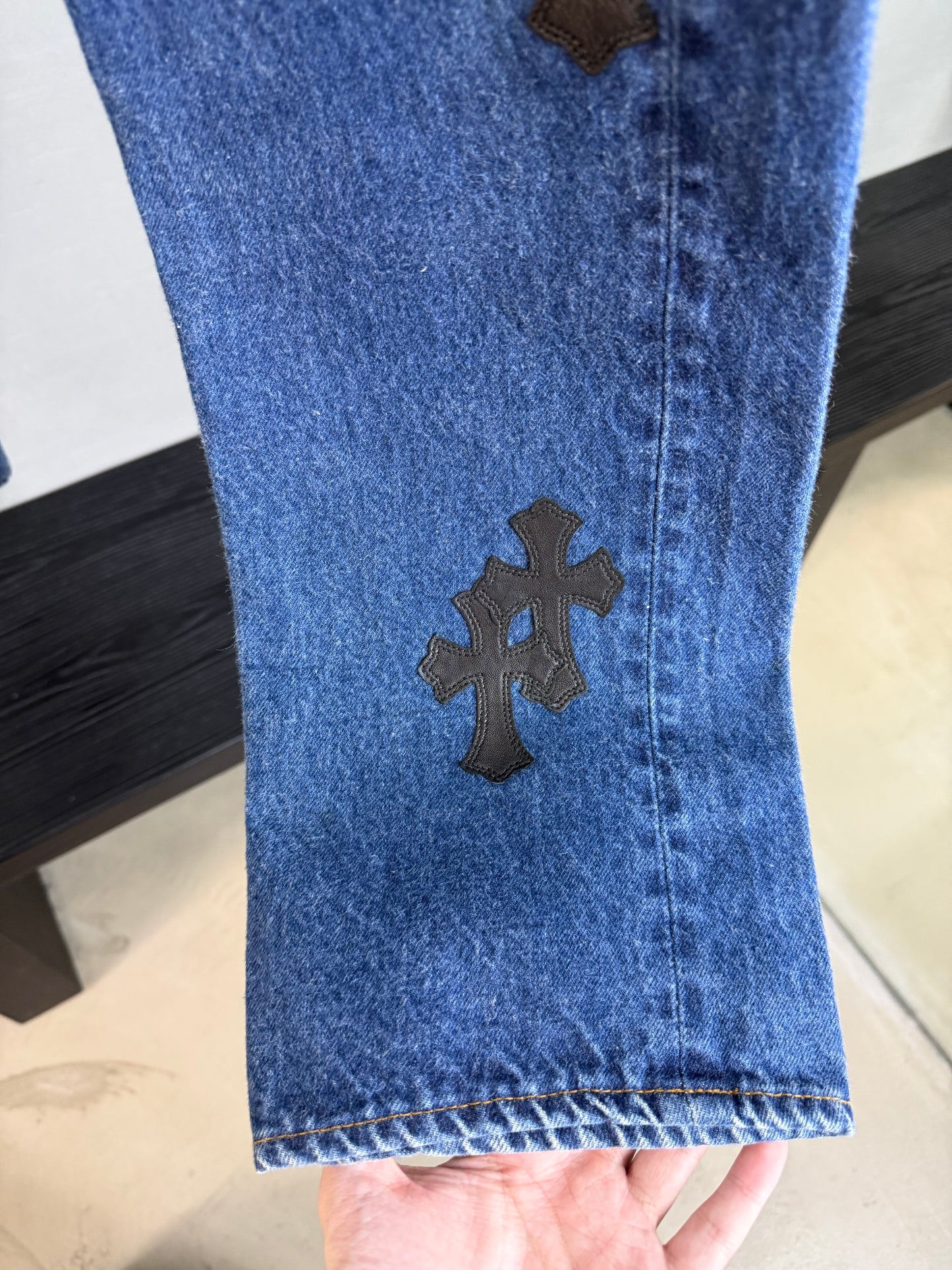 Chrome Hearts Levi’s Leather Patch 501 Jeans