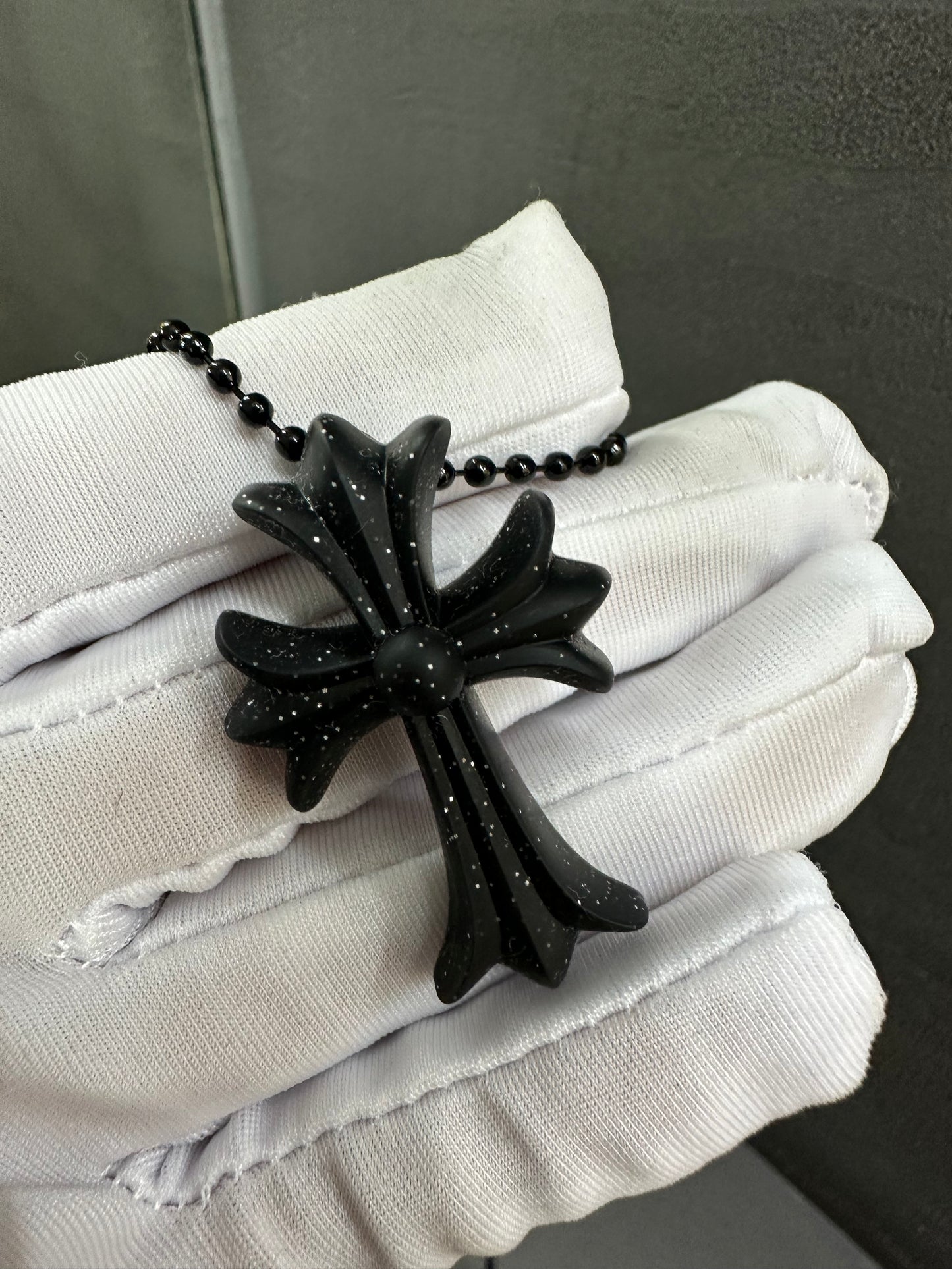 Chrome Hearts Silicon Cross Necklace