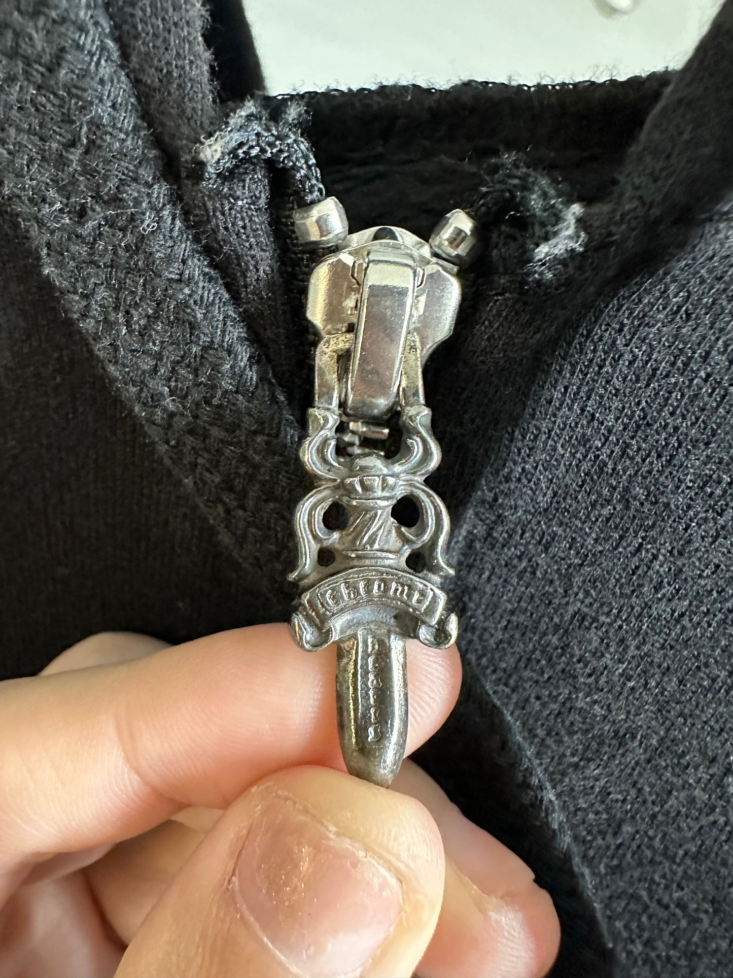 Chrome Hearts Triple Cross Horseshoe Zip-up