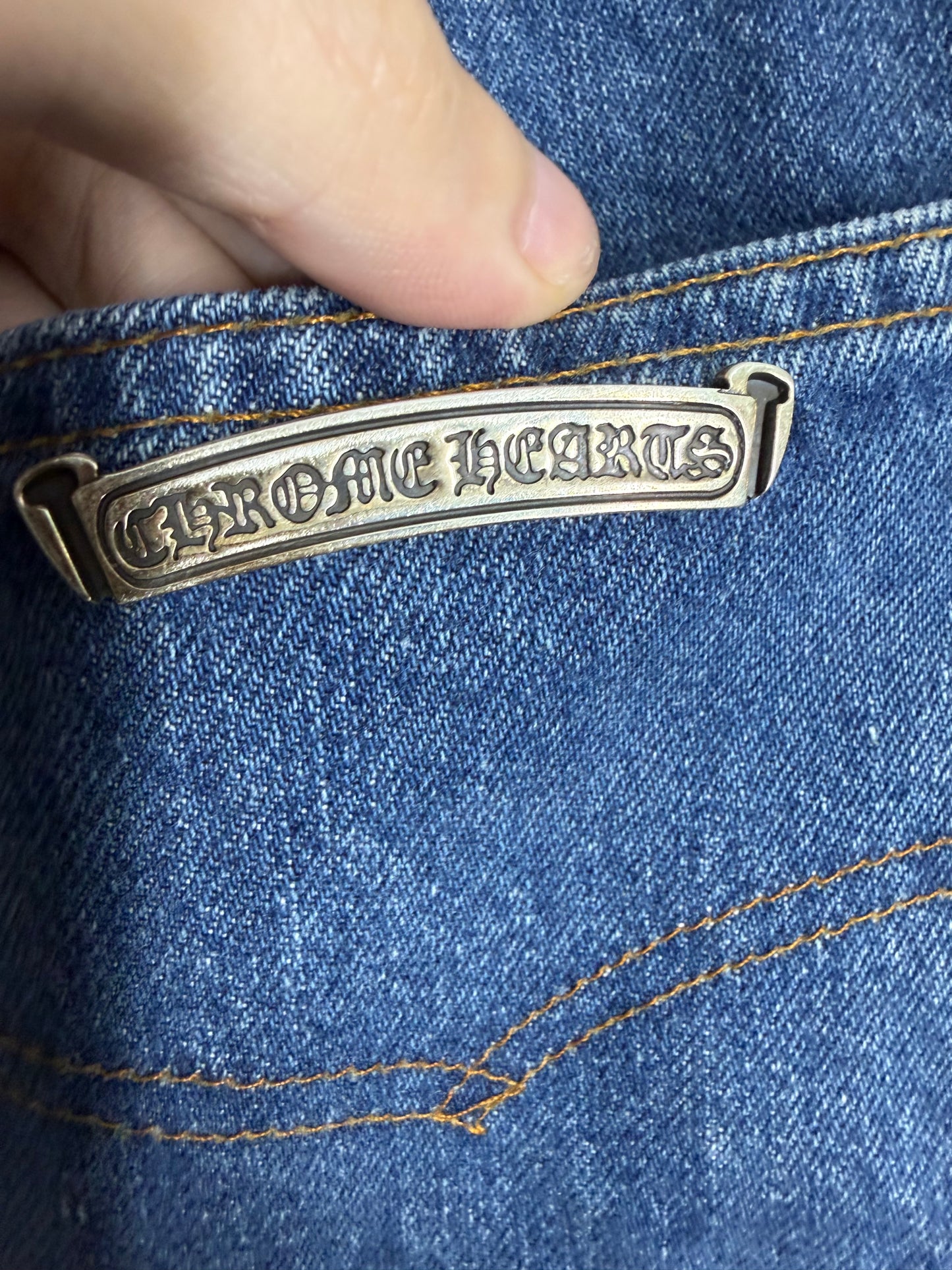 Chrome Hearts Levi’s Leather Patch 501 Jeans