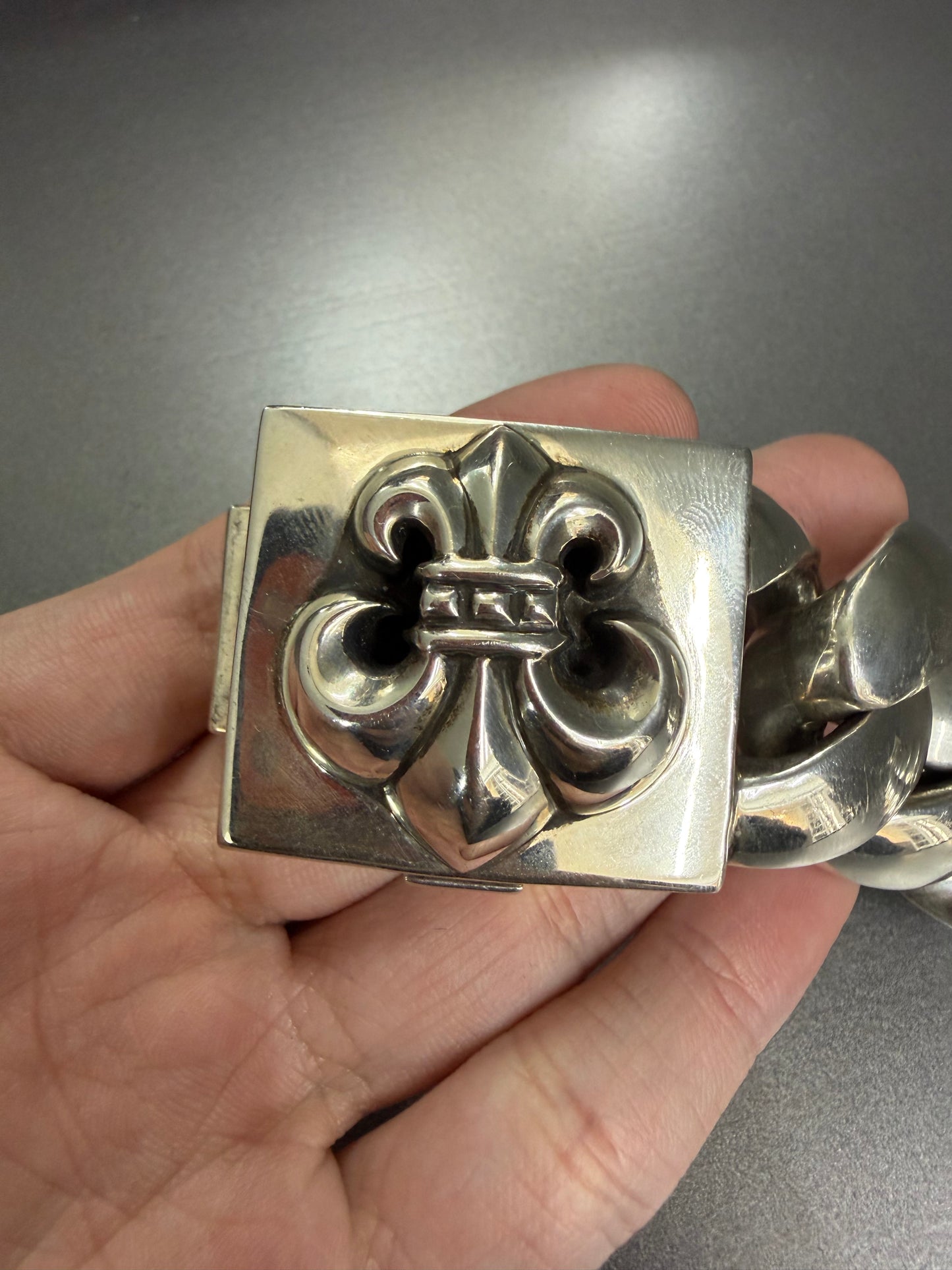 Chrome Hearts Box ID XL Fleur Bracelet