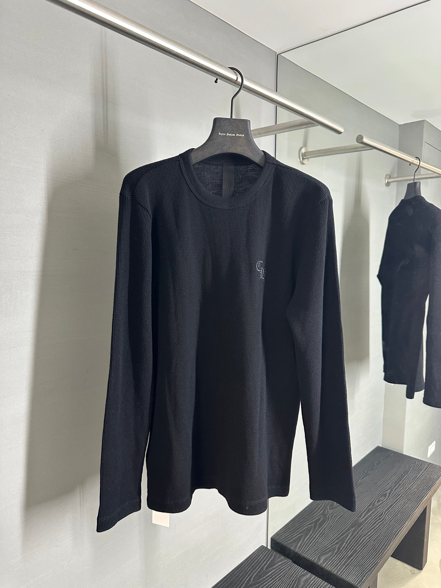 Chrome Hearts Waffle Thermal Embroidered Long Sleeve