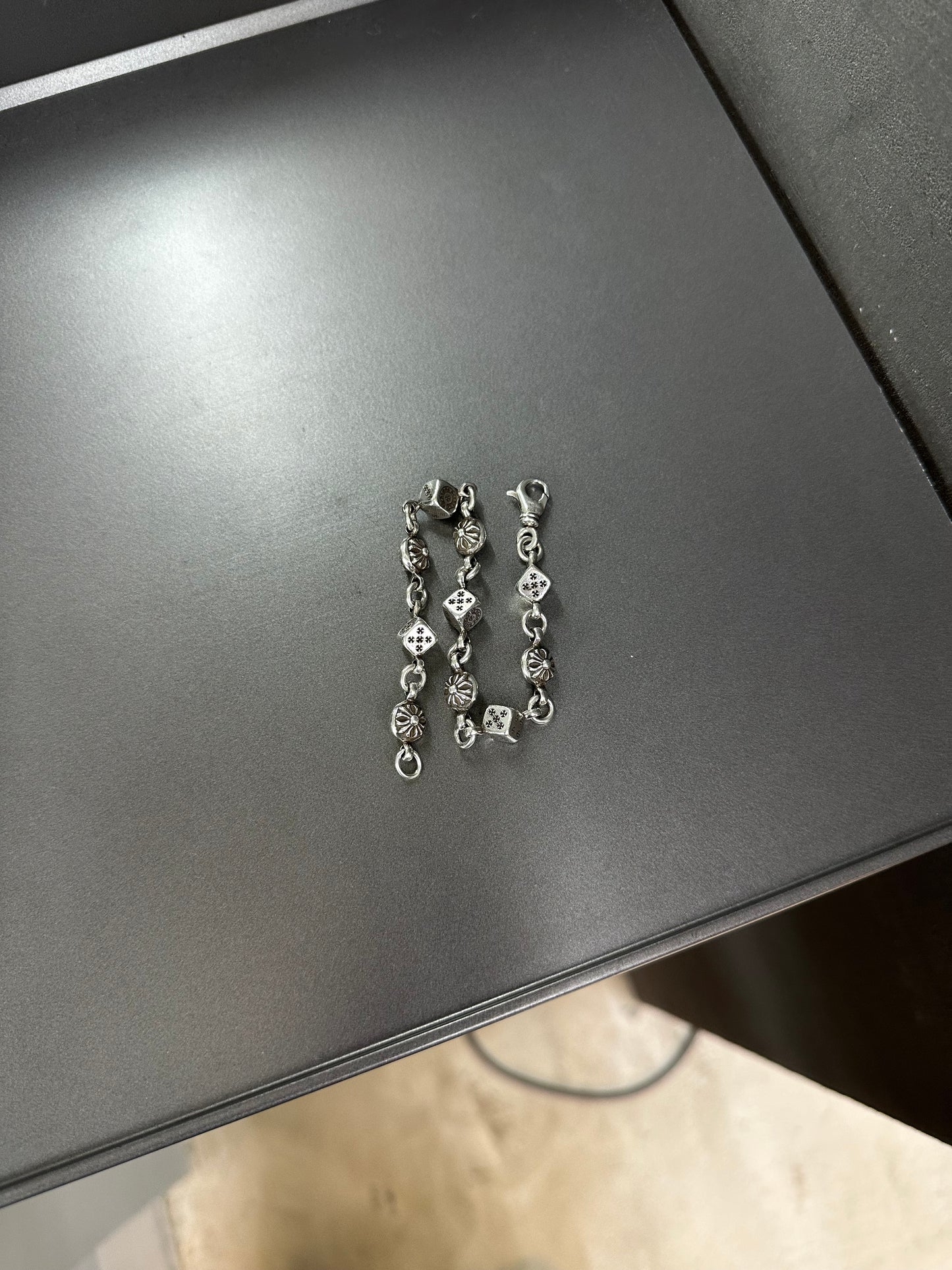 Chrome Hearts Dice Bracelet 10 Link