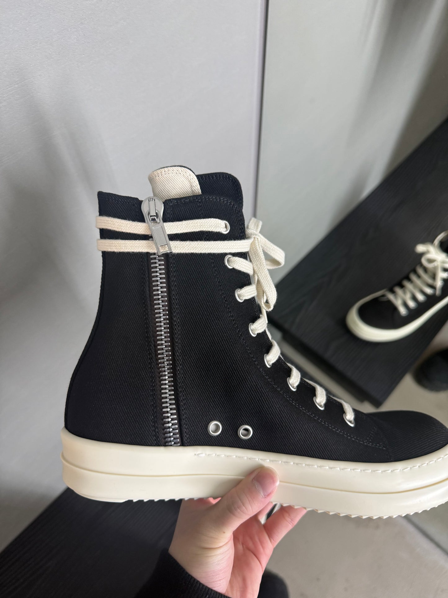 Rick Owens Drkshdw Ramones High-top Sneakers