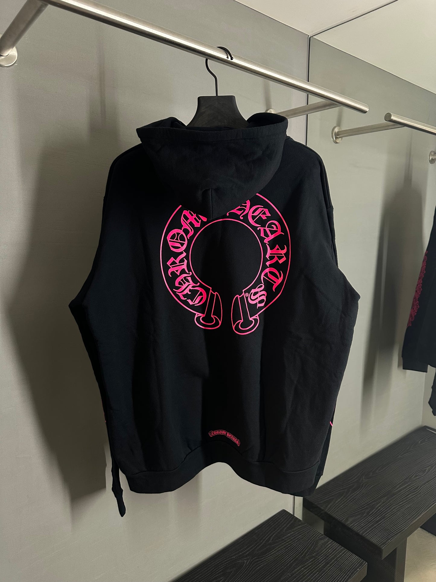 Chrome Hearts Horseshoe Floral Cross Zip-up