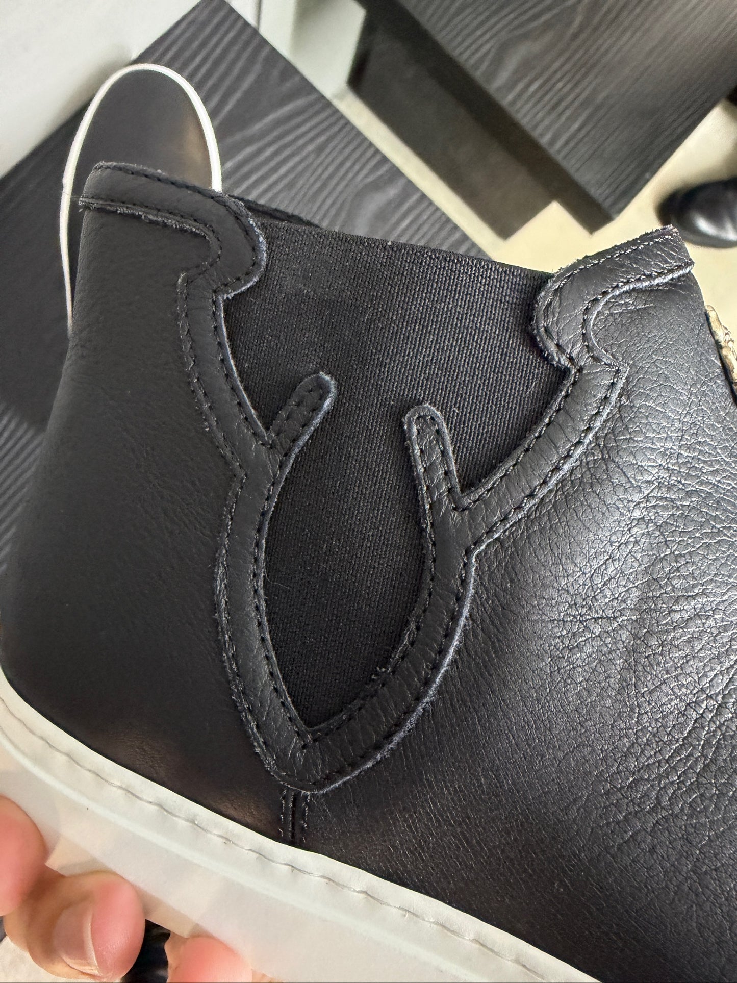 Chrome Hearts Dagger Mid Top Slip On Sneakers