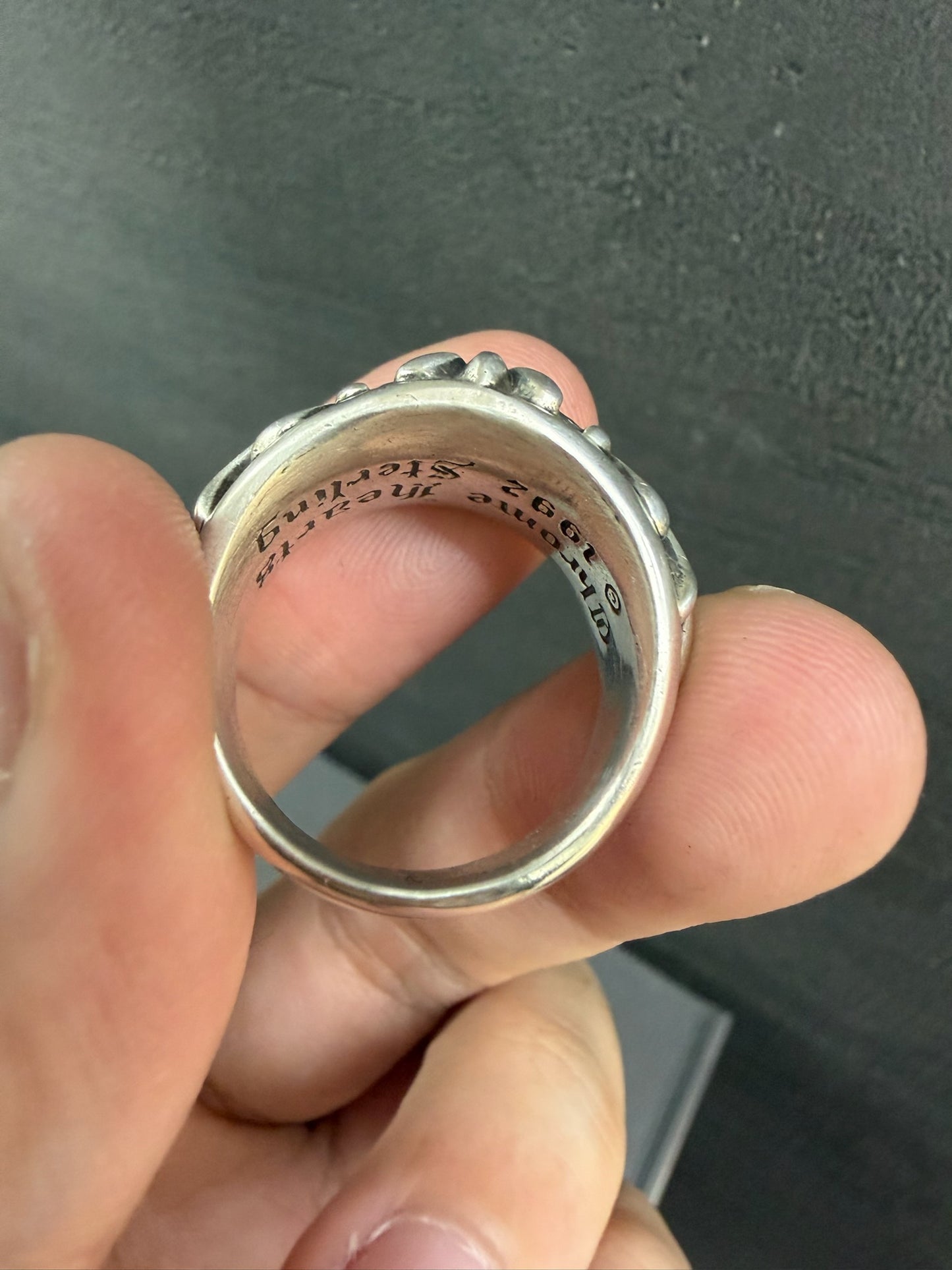 Chrome Hearts Floral Cross Ring