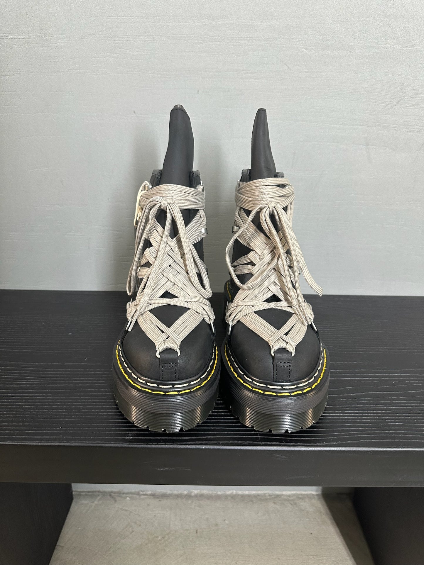 Rick Owens Dr.Martens Quad Sole Megalace Boot