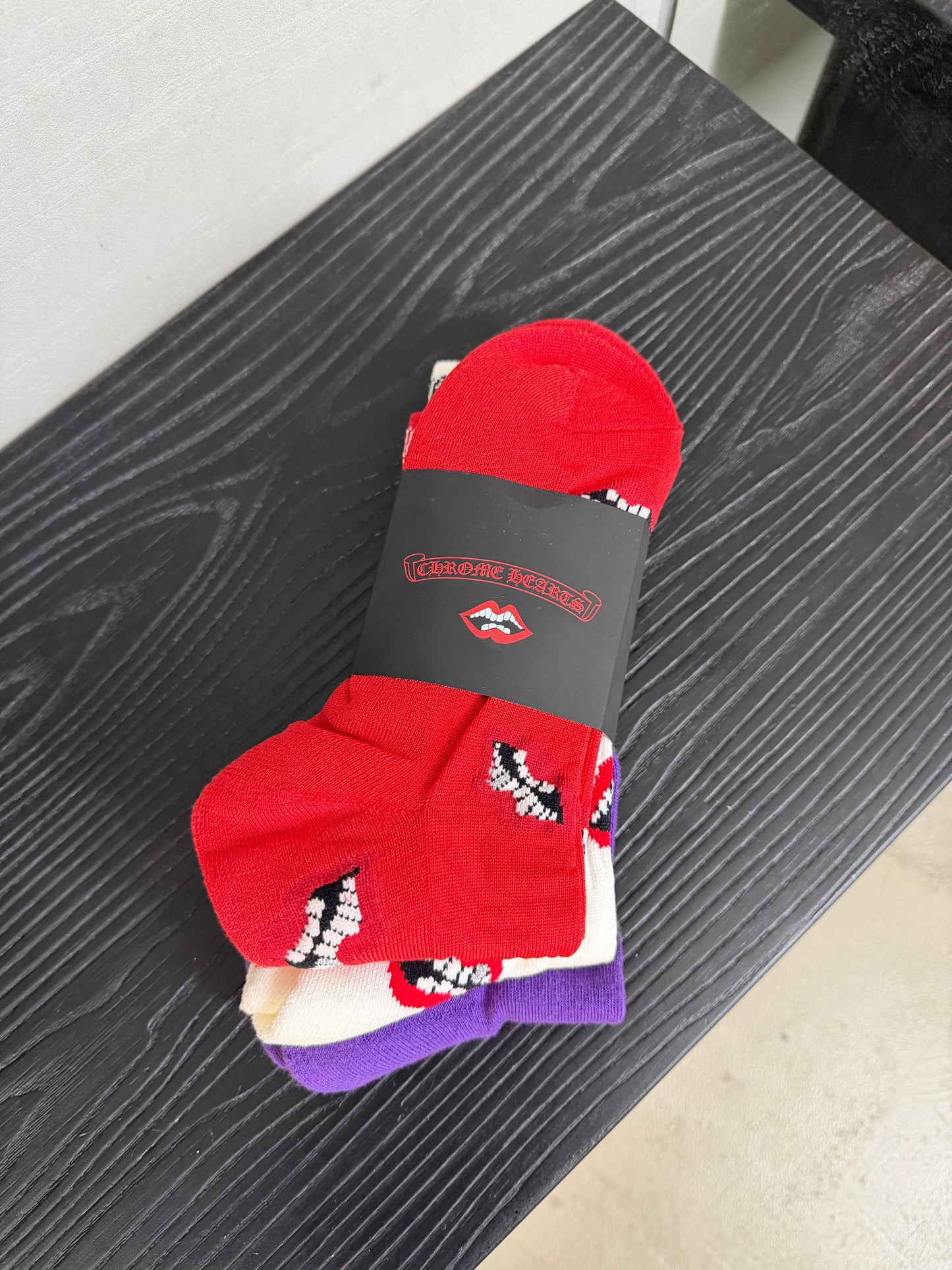 Chrome Hearts Matty Boy 3-pack Chomper Sport Socks