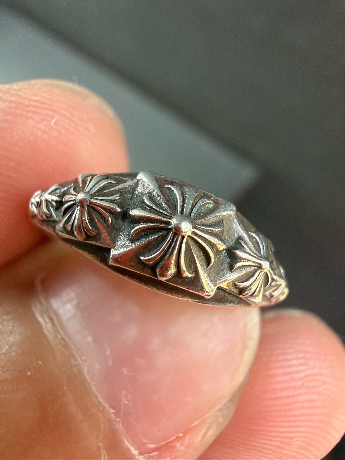 Chrome Hearts Tiny Pyramid Ring