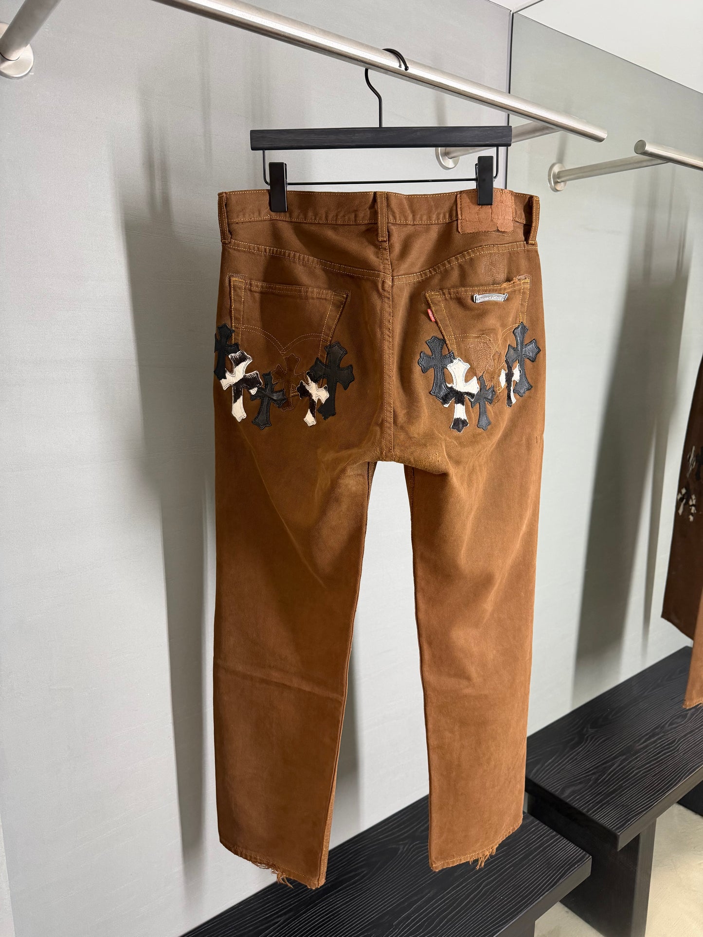 Chrome Hearts NYFW Exclusive Multi Cross Patch 501 Jeans
