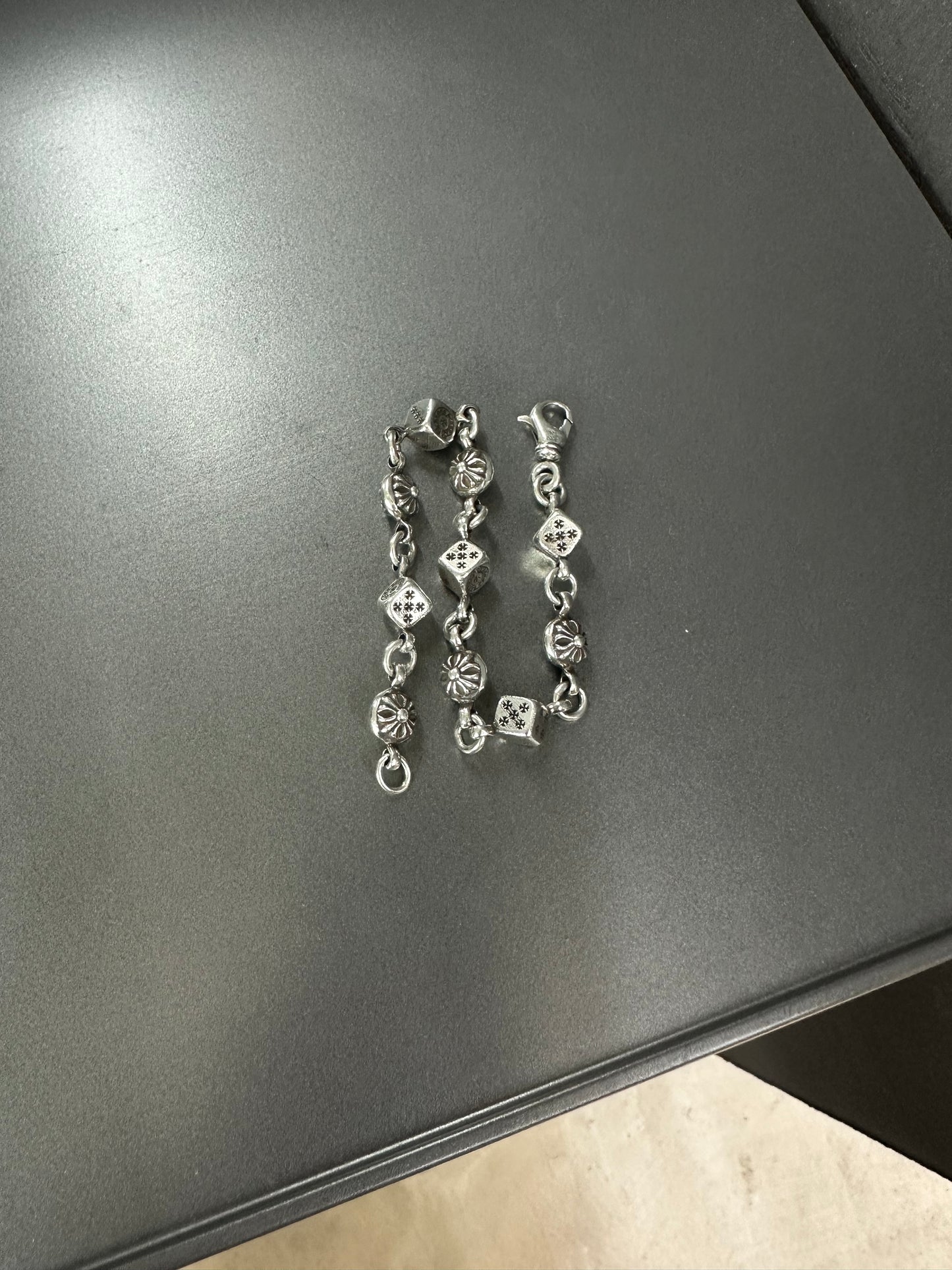 Chrome Hearts Dice Bracelet 10 Link