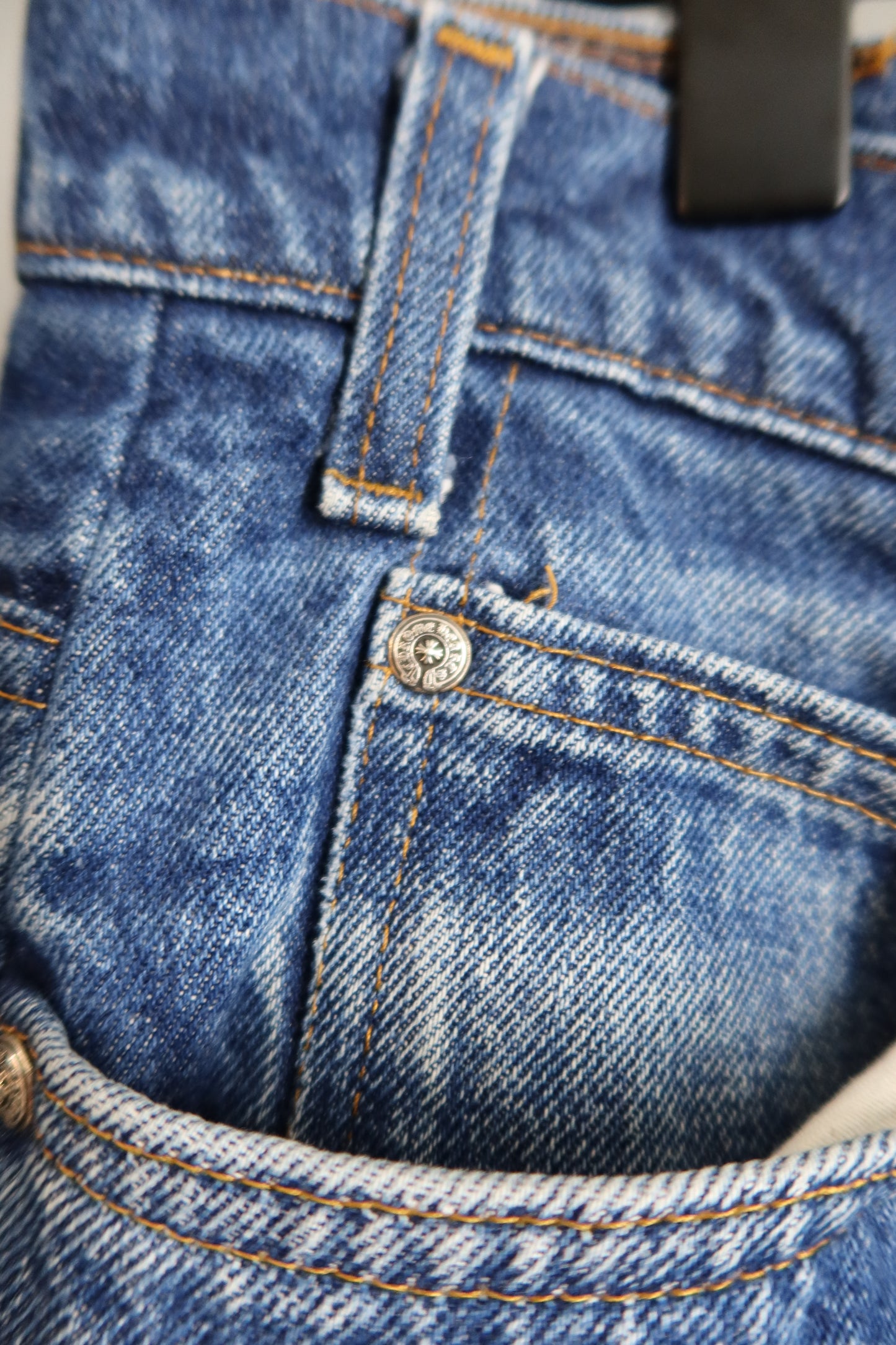 Chrome Hearts St. Barth Exclusive Cross Patch 517 Jeans