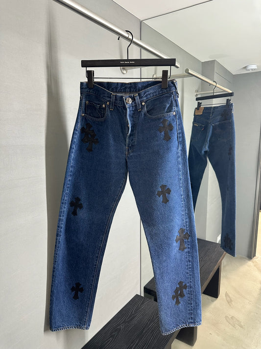 Chrome Hearts x Levi’s Cross Patch Jeans