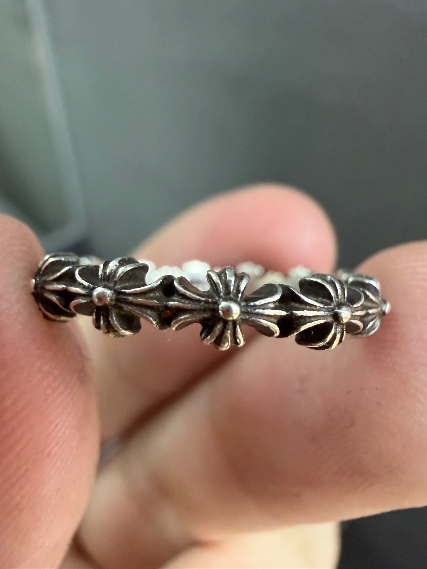 Chrome Hearts Tiny E Band Ring