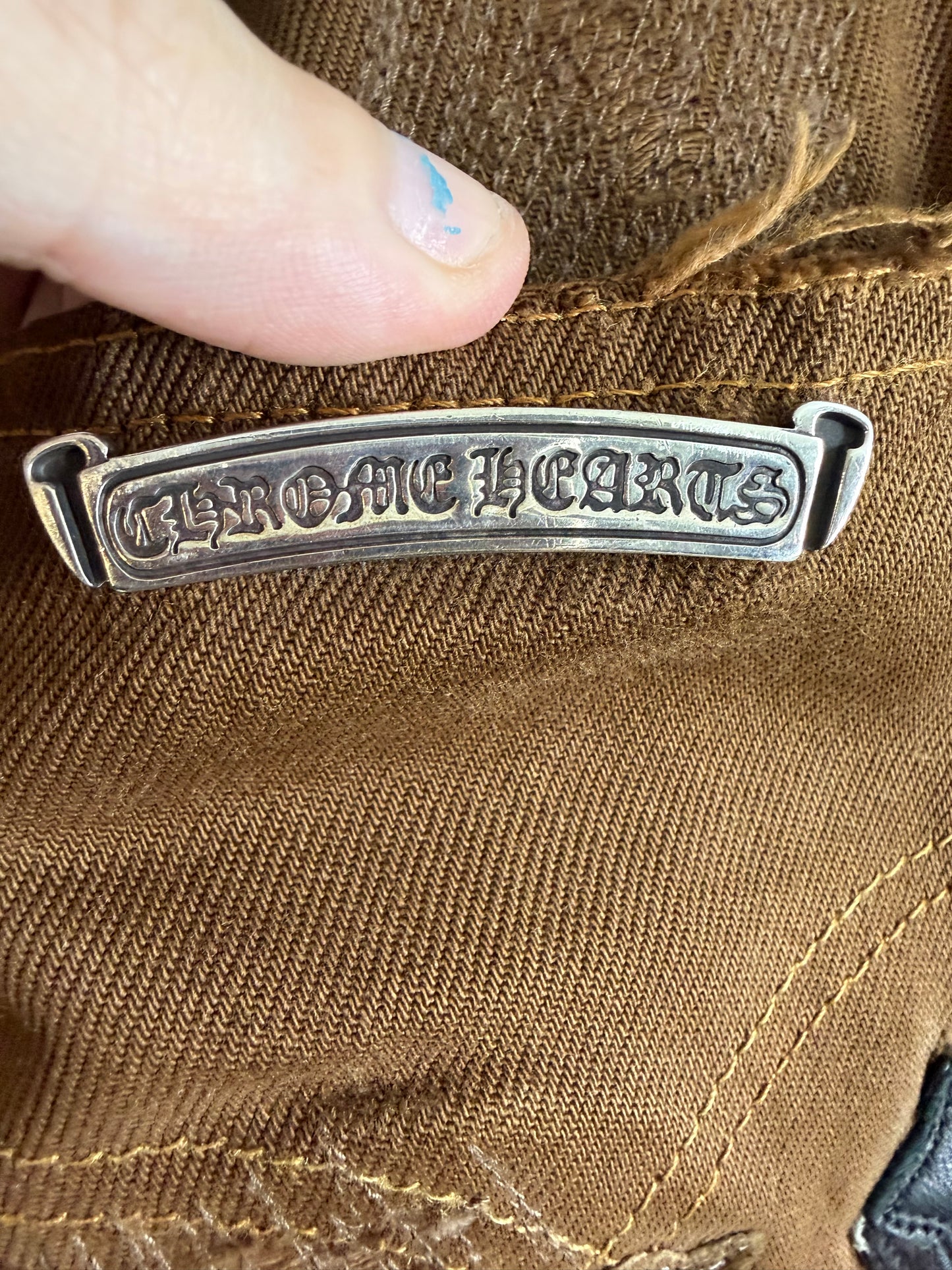 Chrome Hearts NYFW Exclusive Multi Cross Patch 501 Jeans