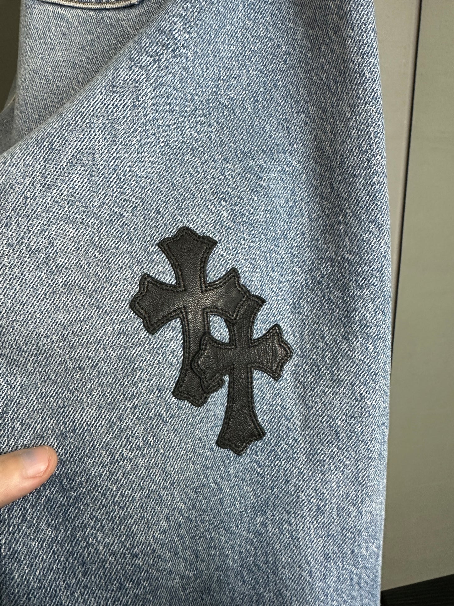 Chrome Hearts Levi’s 505 Cross Patch Jeans