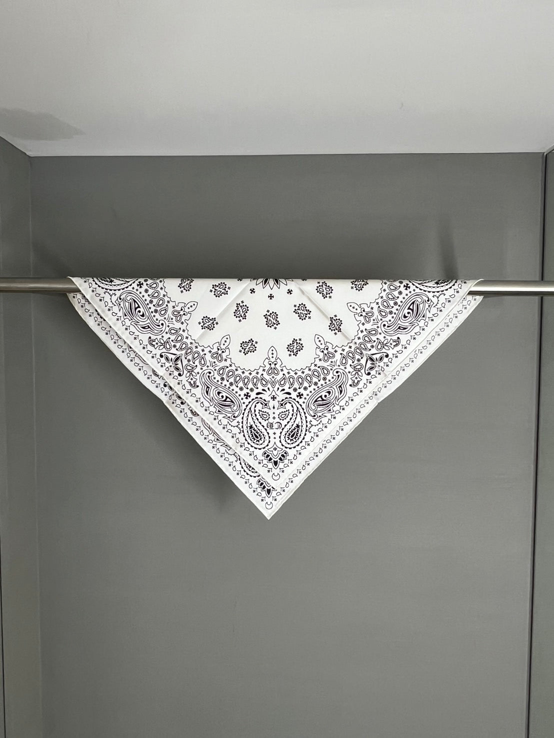 Chrome Hearts Silk Bandanna White