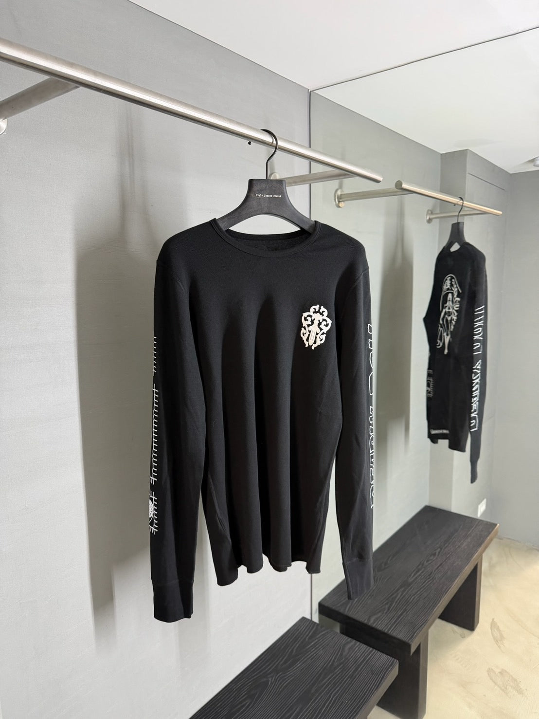 Chrome Hearts Deadly Doll Vine Dagger Thermal  Long Sleeve