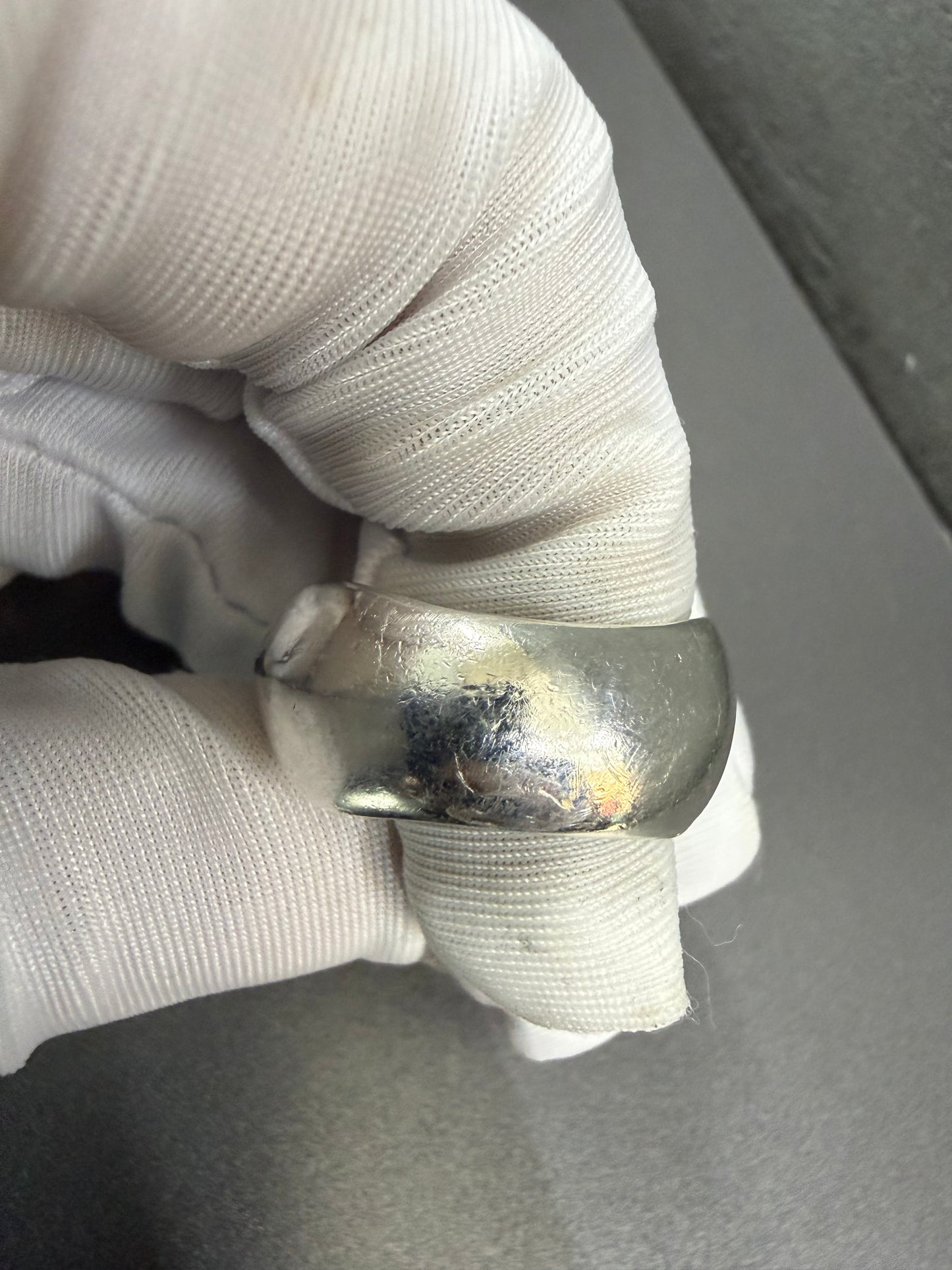 Chrome Hearts rolling stone ring
