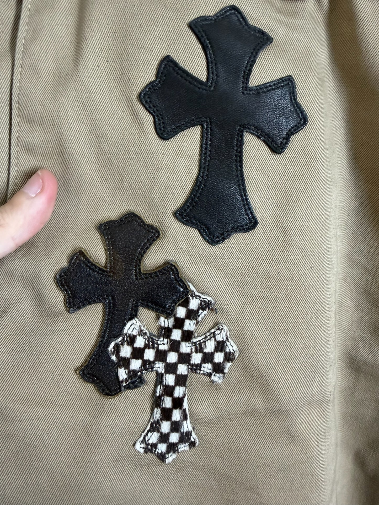 Chrome Hearts Cross Patch Chino Pants