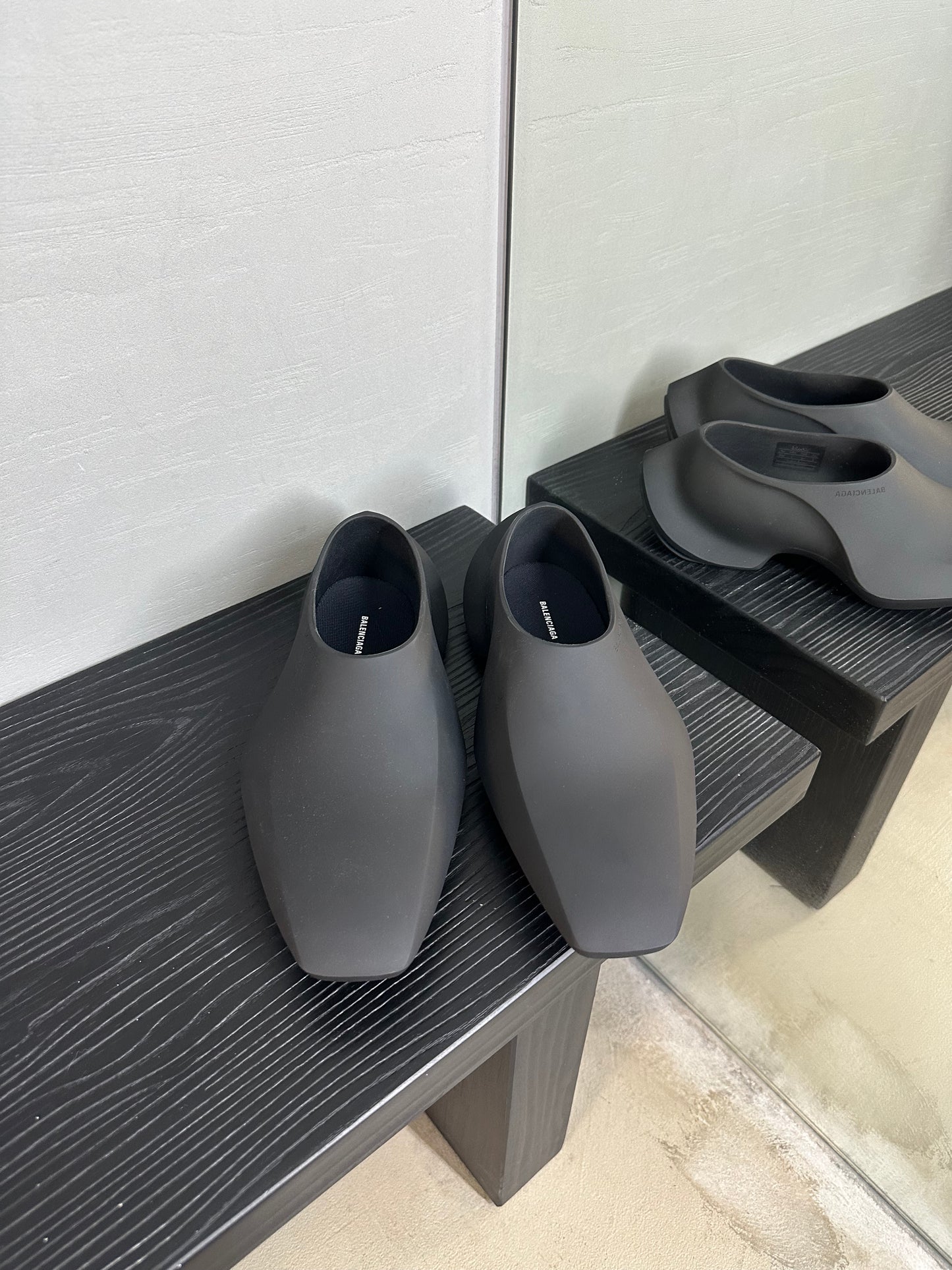 Balenciaga Matt Black Space Shoes