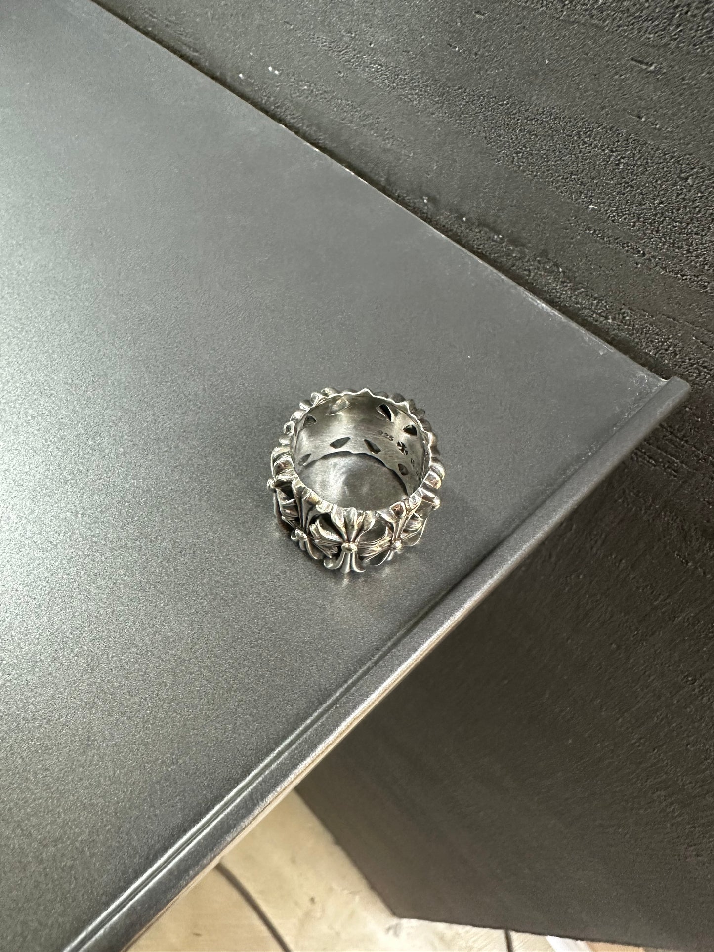 Chrome Hearts Cemetery Cross Ring