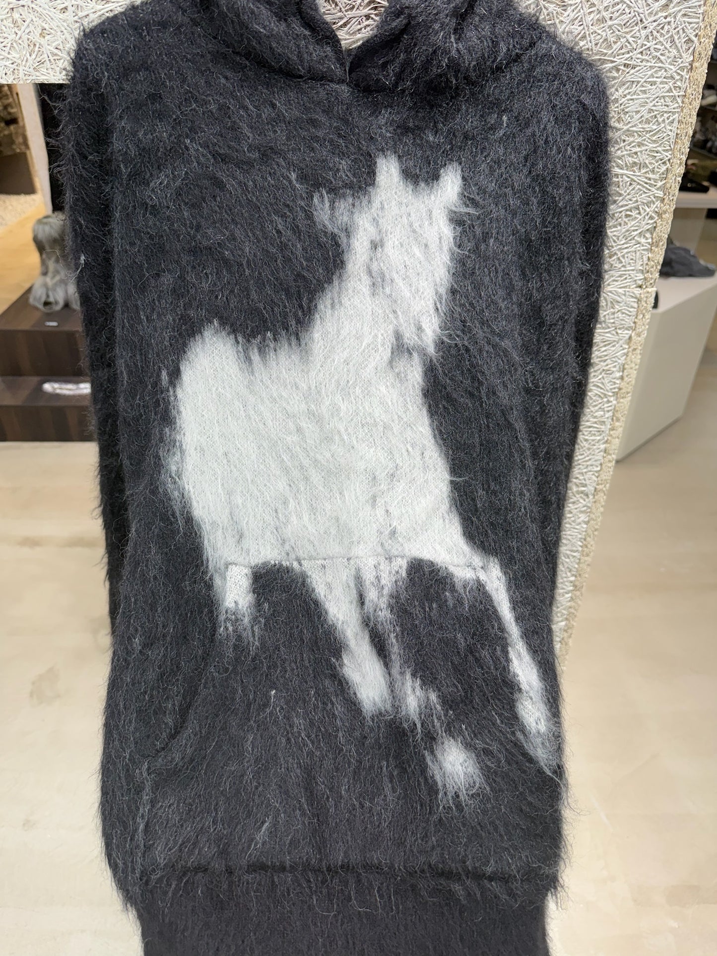 Celine Horse Mohair Hoodie