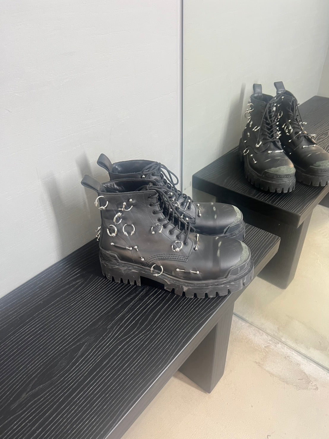 Balenciaga Pierced Strike Boots