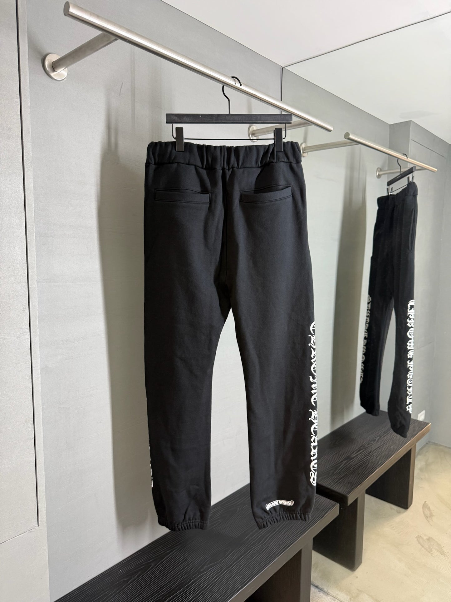 Chrome Hearts Scroll Logo Split Pocket Sweatpants
