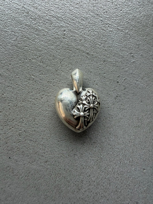 Chrome Hearts Cemetery Heart Charm