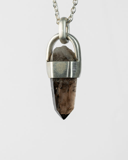 Parts of Four Talisman Necklace (Brace-Held,Smoky Quartz, MA+SQ)