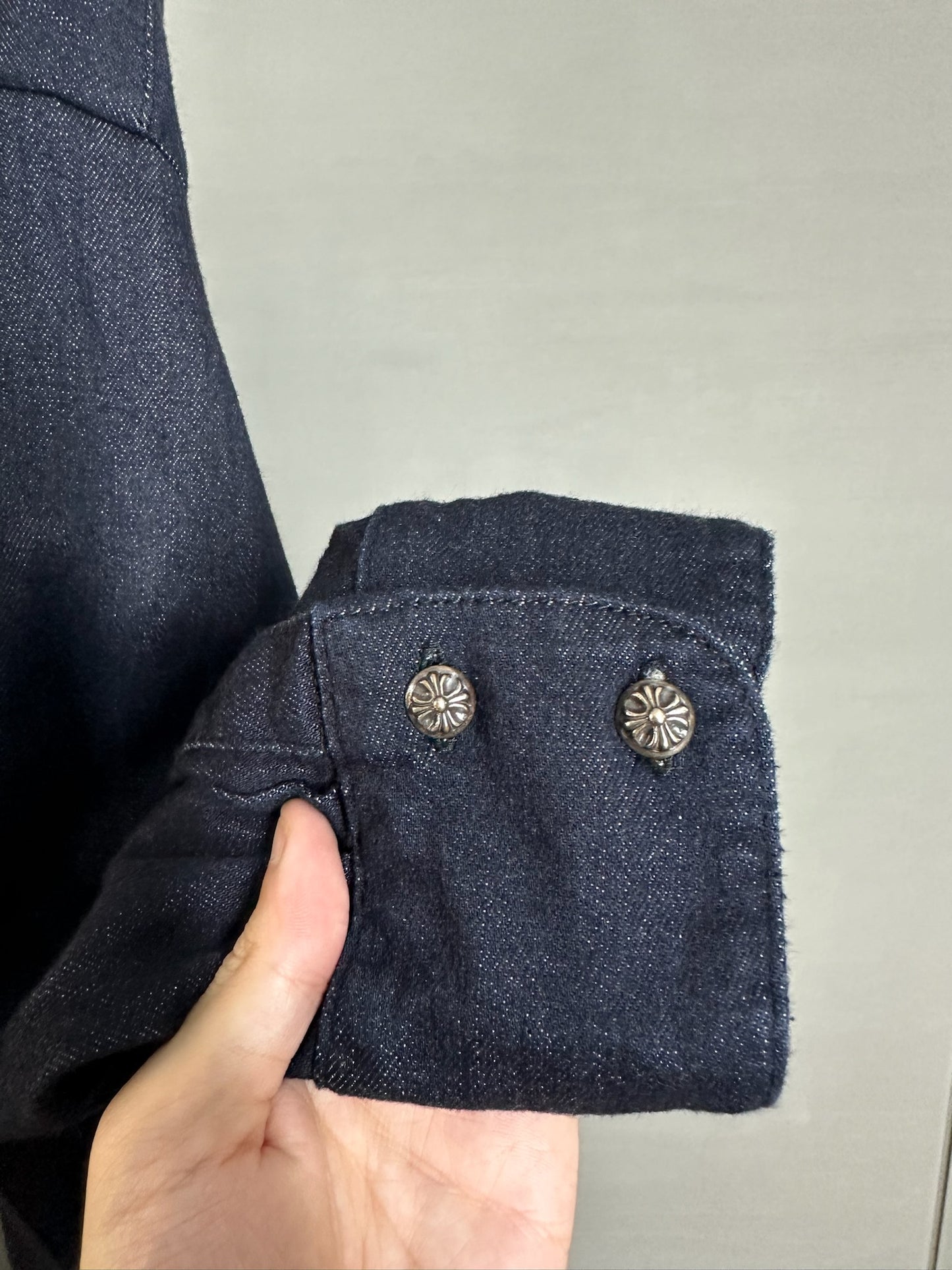 Chrome Hearts Patchworks Long Sleeve Shirt