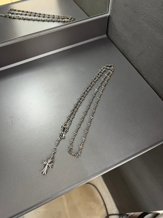 Chrome Hearts Tiny E Choke Chain Necklace 90cm (Special Order)