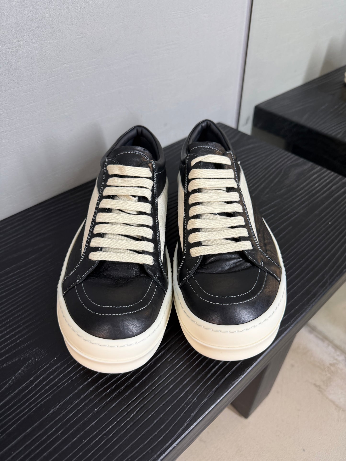 Rick Owens Lamb Skin Vintage Sneaks